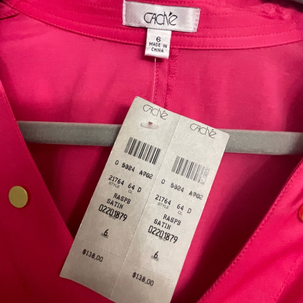 NWT Raspberry satin dress 💕✨ - Picture 4 of 8